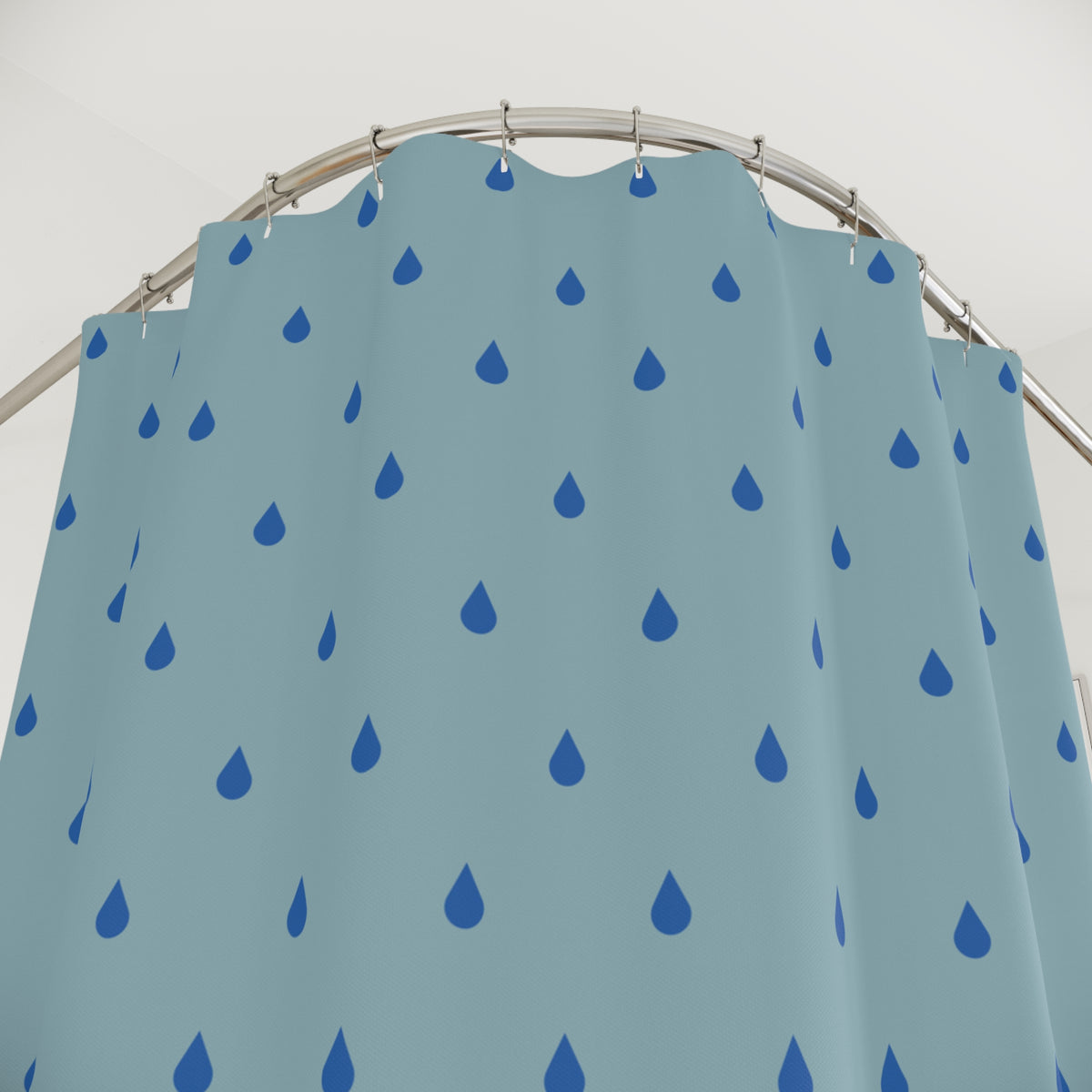 French Bulldog in Rain Shower Curtain
