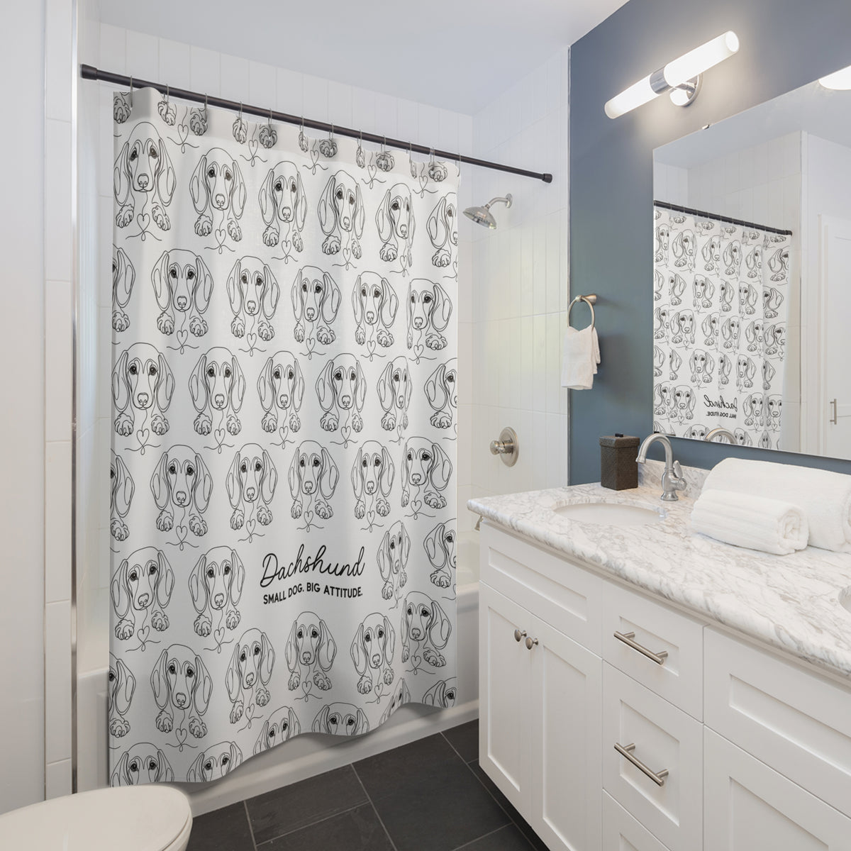 Dachshund Shower Curtain