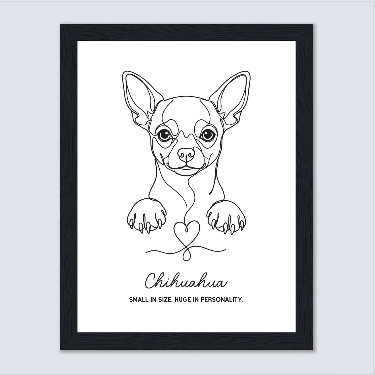 Framed posters / I love my Dog