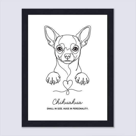 Framed posters / I love my Dog