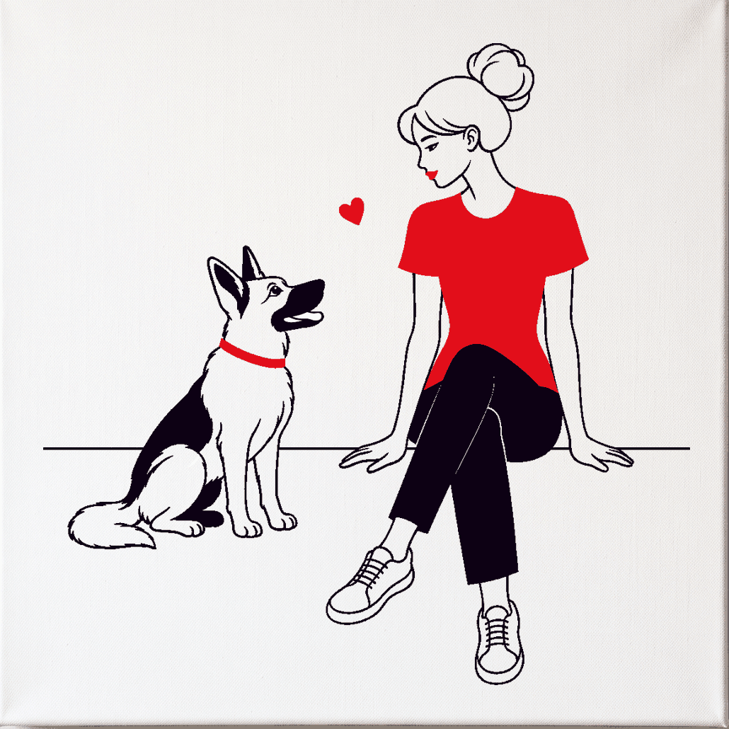 Leinwand / Das ist mein Hund